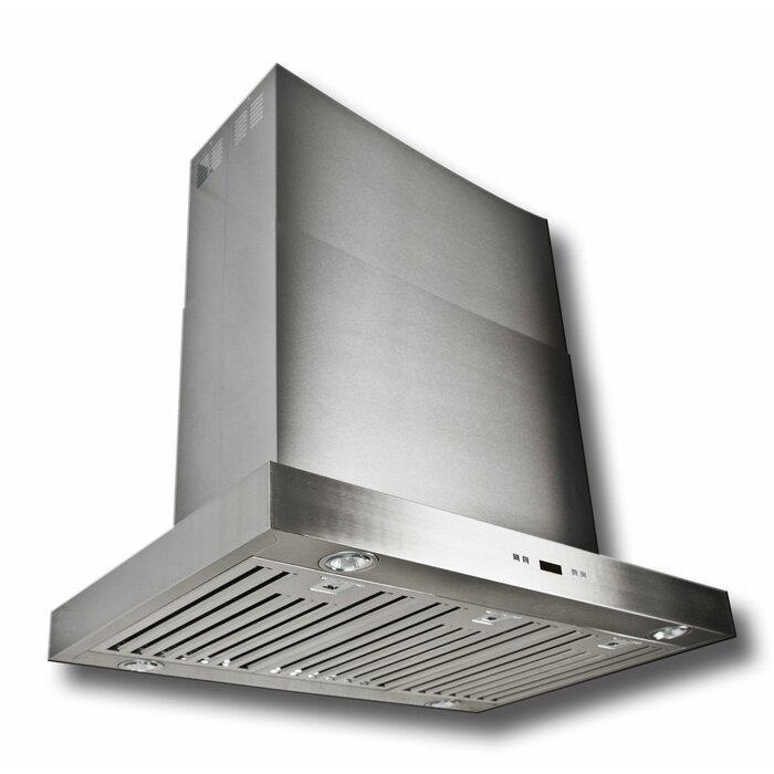 Proline Range Hoods 36 1100 Cfm Ductless Island Range Hood Wayfairca